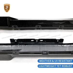 Jupes latérales en fibre de carbone sèche style MSY pour Ferrari SF90 Stradale Spider 2019-2026 - Product Image 6