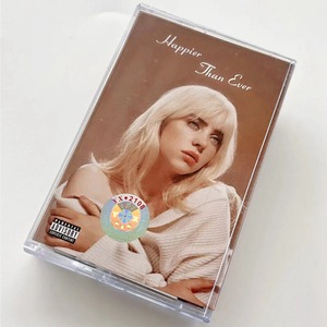 Billie <span class=keywords><strong>Eilish</strong></span> Happier Than Ever, cassetta audio, album da studio pop/alternative - Product Image 1