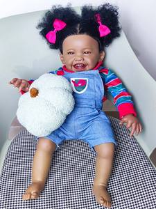 Accesorios para Muñecas Talking Boy, Muñeca Reborn de Silicona y Goma, Tamaño Pequeño, Bailarina Negra, Bebé, Osito de Peluche, Juego Doble - Product Image 3