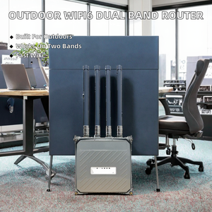 Yeni Uzun Menzilli WiFi6 Endüstriyel WiFi Erişim Noktası 3367Mbps Çift Bant 1000Mbps LAN 2T2R Güçlü Dış Mekan 5G Router Güvenlik Duvarı ile - Product Image 2