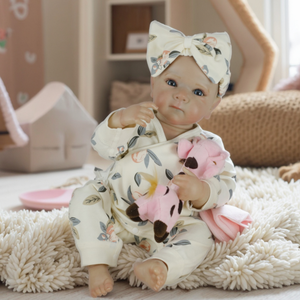 Lifereborn 18 pulgadas 45cm lindas muñecas de bebé <span class=keywords><strong>recién</strong></span> nacido Reborn dibujan a mano pelo realista Bebs Reborn muñecas para regalos - Product Image 1