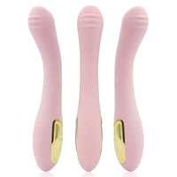 Vibromasseur double tête magique à double extrémité, 10 vitesses, étanche IPX7, rechargeable par USB, pour lesbiennes