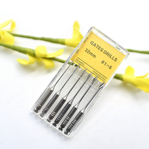 Forets dentaires Gates de 32 mm en acier inoxydable pour canaux radiculaires # 1-6 Pour traitement endodontique - Product Image 2