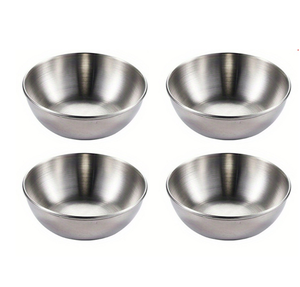 DF0517 - Tazón Coreano Dorado de Acero Inoxidable de 10, 12, 13 y 14 cm para Restaurante Coreano, Recipiente para Vino de Arroz Coreano - Product Image 5