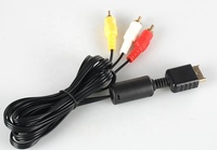 1,8M Audio-Video-AV-Kabel mit 3 RCA-Anschlüssen für Sony Playstation PS2 und PS3 Konsolen