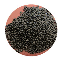 Granulés de POM de qualité moulage par injection noir vierge Résine acétal Dupont Delrin 500P Noir BK602
