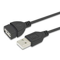 Cable de extensión USB 2,0, 0,6 m/1m/1,5 m, línea de transmisión de datos con cable, pantalla de alta velocidad, cable de extensión de datos para proyector
