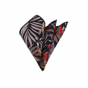 Pañuelo con estampado rojo y Hawaiano en negro - Product Image 2