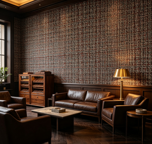 Tissu mural texturé en tweed vintage, <span class=keywords><strong>multicolore</strong></span>, tissé, revêtement mural décoratif, <span class=keywords><strong>papier</strong></span> <span class=keywords><strong>peint</strong></span> pour la décoration intérieure de café et de club - Product Image 1