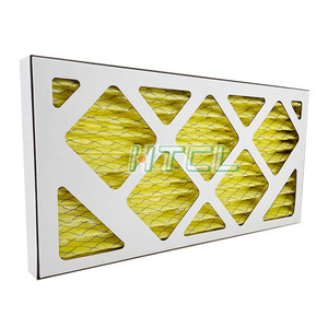 Lọc không khí lọc trước khi lọc G3 G4 Mini pleat Bộ lọc không khí Cartridge tông khung AC lò Bộ lọc không khí - Product Image 3