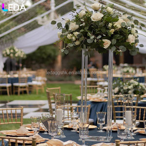 LEDA Moderno Soporte de Flores de Cristal Transparente en Oferta, Decoración de Boda, Soporte de Flores Acrílico, Centros de Mesa para Bodas - Product Image 4