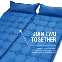 40D plegable de Nylon Camping Mat rollo aire colchón almohadilla para dormir logotipo personalizado para senderismo