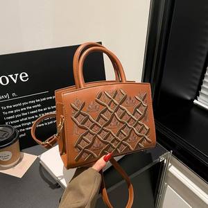 Bolsa Personalizada de Gran Capacidad, <span class=keywords><strong>Simple</strong></span>, Moderna, Retro, Tipo Tote de un Solo Hombro, de Alta Calidad para Mujer - Product Image 4