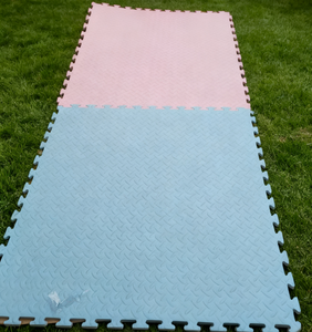 Trắng Màu Hồng Màu Xanh Màu Be Interlock <span class=keywords><strong>Non</strong></span>-Slip EVA Bọt Gạch Mềm Chơi Mat Cho Trong Nhà/Ngoài Trời Sân Chơi Trẻ Em Phòng Tập Thể Dục Bên & Bò Thuê - Product Image 2