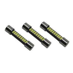 Perfetto LED per auto luce di lettura a LED B6 29MM 4014 9SMD testa piatta punta doppia 31MM per tetto per auto luci per porte