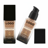 Fond de teint liquide à couvrance totale, imperméable, longue tenue, OEM, maquillage mat pour le visage, logo personnalisé, cosmétiques en gros