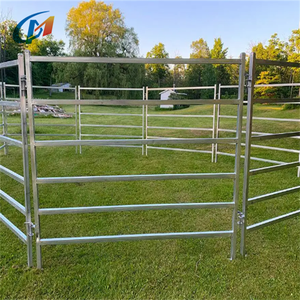 EUA Fazenda Usado Portátil Galvanizado Cavalo Corral Cerca Paddock Corral Quintal Gado Cerca Painéis - Product Image 1