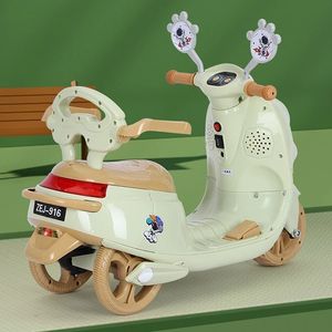 Недорогая новая модель, светодиодный мигающий <span class=keywords><strong>3</strong></span> колеса с музыкой, Детский Электрический мотоцикл для детей - Product Image 4