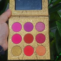 Palette de fards à paupières de luxe à haute pigmentation, marque privée, paillettes, brillants, mats, vegan