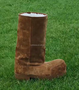 <span class=keywords><strong>Bottes</strong></span> de <span class=keywords><strong>ski</strong></span> en daim douces de qualité supérieure, bout rond exagéré, unisexe, femmes et hommes, fourrure basse, Alaska, fourrure basse, <span class=keywords><strong>bottes</strong></span> en fourrure - Product Image 3