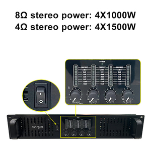 Nuevo <span class=keywords><strong>Amplificador</strong></span> <span class=keywords><strong>de</strong></span> Potencia Profesional <span class=keywords><strong>de</strong></span> 4 Canales, 1000W, 2U, <span class=keywords><strong>para</strong></span> <span class=keywords><strong>Sonido</strong></span> <span class=keywords><strong>de</strong></span> DJ, Karaoke, Subwoofer <span class=keywords><strong>de</strong></span> Bajos y Equipo <span class=keywords><strong>de</strong></span> Audio Estéreo - Product Image 3