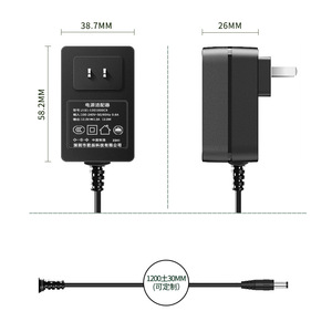 12V 1.5A 18W Flexible Led Strip Light Power Supply Ce Ul Fcc Certified 5V 3A Type C <b>Adapter</b> <b>Us</b> <b>Plug</b> Black J151 - Product Image 2