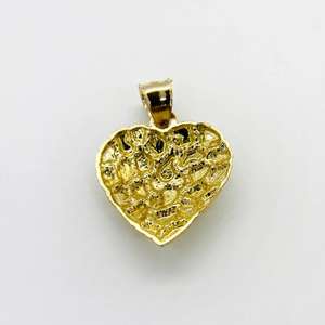 11mm ve 25mm gerçek altın kaplama 14K altın Nugget pirinç takı tasarım kalp kolye <span class=keywords><strong>Hip</strong></span> Hop tarzı erkekler için, kadınlar, ve çocuklar - Product Image 5