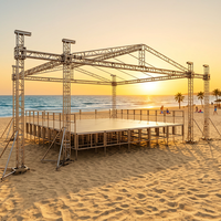 Escenario Portátil para Fiestas, Conciertos y DJ, con Estructura de Techo, para Eventos, Nueva Versión de Tendencia, Nuevo Estilo con Certificación CE y TUV