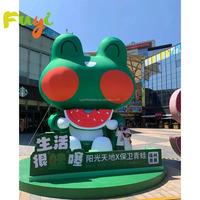 Meilleures ventes : Grenouille gonflable verte à prix d'usine avec pastèque pour la publicité et les fêtes d'enfants