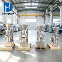 Machine à fabriquer du beurre de cacahuètes, d'amandes, de sésame et de noix en acier inoxydable 304 de qualité alimentaire, capacité de 100 à 200 kg/h