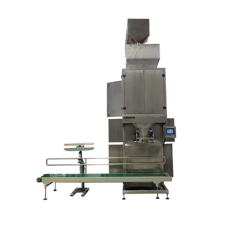 high quality big bag 25kg 10kg 15kg sugar /rice /cement filling packing machine