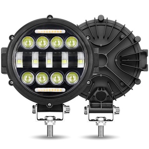 Nouveau produit : Feux de jour à 13 LED 51W, projecteur de travail LED 51W à puce 3535, module lumineux LED 7 pouces pour véhicule - Product Image 3
