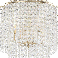 Lustre moderne de luxe à cascade de cristaux avec cadre métallique, éclairage personnalisé pour salon, villa, hôtel, décoration, luminaire suspendu