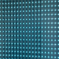 Rideau de pixels LED matriciels flexibles programmables IP65 transparents