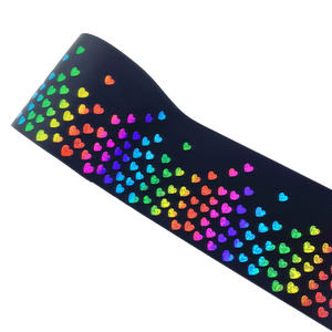 Rollo <span class=keywords><strong>de</strong></span> cinta <span class=keywords><strong>de</strong></span> grogrén con diseño <span class=keywords><strong>de</strong></span> corazones, surtido <span class=keywords><strong>de</strong></span> corazones plateados con efecto metalizado, corazones con purpurina arcoíris y diseños <span class=keywords><strong>de</strong></span> pasteles <span class=keywords><strong>para</strong></span> manualidades infantiles - Product Image 6