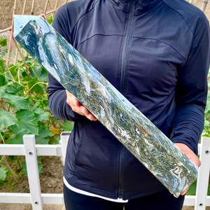 Tự nhiên kích thước lớn Moss Agate tháp thủ công tinh thể tinh thần chữa bệnh đá hình Trụ tháp cho quà tặng - Product Image 6