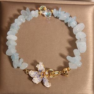 New Chinese Style Natural <b>Amethyst</b> Crush <b>Bracelet</b> Women Healing Stone <b>Bracelet</b> Irregular Natural Stone Beads Gravel <b>Bracelet</b> - Product Image 2