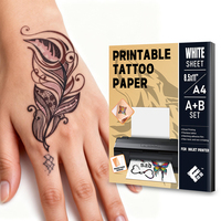Kertas Tato Temporer Dual Inkjet Laser Printable untuk Seni Tubuh Kerajinan DIY Dekorasi Pernikahan Acara