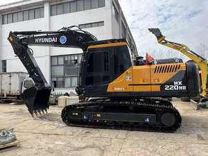 Excavatrice sur chenilles d'origine Hyundai HX220 avec moteur Cummins, neuve, à bas prix, nouvelle excavatrice Hyundai HX220HD, 22 tonnes, excavatrice d'occasion moyenne - Product Image 4