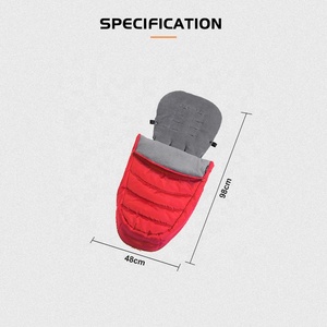 Sac de couchage pour bébé nouveau-né, hiver, 6 mois, 2 en 1, pour poussette, rouge, modèle Château, couverture de poussette pour bébé - Product Image 6