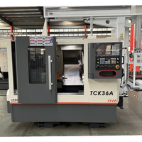 Nouveau tour CNC horizontal incliné de haute précision TCK36, centre de tournage, rail de guidage linéaire