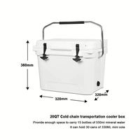 Glacière isotherme rigide rotomoulée personnalisée de haute qualité, portable, excellente isolation thermique, vente en gros