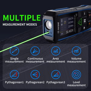 Thước đo <span class=keywords><strong>laser</strong></span> xanh 100m với màn hình màu có thể xoay góc hiển thị công cụ xây dựng thông minh thiết kế mới - Product Image 3