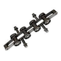 Chaînes de convoyeur à rouleaux en acier inoxydable et en acier au carbone EP P100F155 P100F190* P100F205 P100F328, chaînes porte-gants ANSI/DIN/ISO