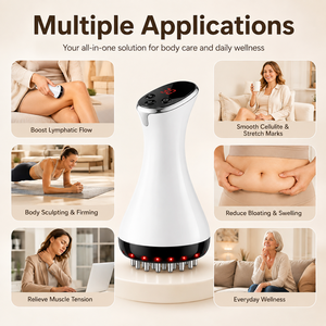 Masseur corporel électrique 5 en 1 pour amincissement, drainage lymphatique, <span class=keywords><strong>anti</strong></span>-<span class=keywords><strong>cellulite</strong></span>, Gua Sha, ventouses à aspiration - Product Image 2