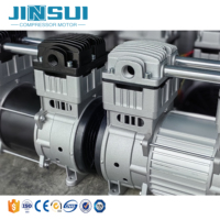 Pompa Vakum Piston Tanpa Minyak 1500W Rendah Kebisingan Tekanan Tinggi Mini Pompa Udara 220V AC Mini Kompresor Udara Listrik