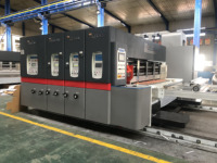 Machine d'impression flexographique automatique pour cartons ondulés RSC, pour la fabrication de grandes boîtes