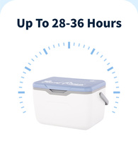 Glacière portable OEM/ODM 5,5 L, mini-réfrigérateur/chauffe-plat, étanche, qualité alimentaire, pour lait maternel, camping, pêche, voyage