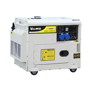 Best price 6KW single phase silent electric diesel generator