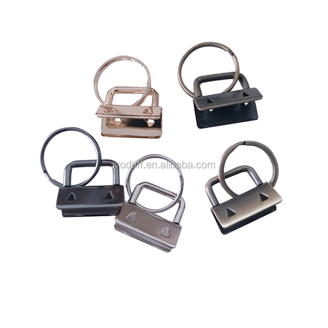 Stock Various Color Deluxe Keyfob Key Fob Hardware for Purse Handbag Hardware Jewelry Supply
